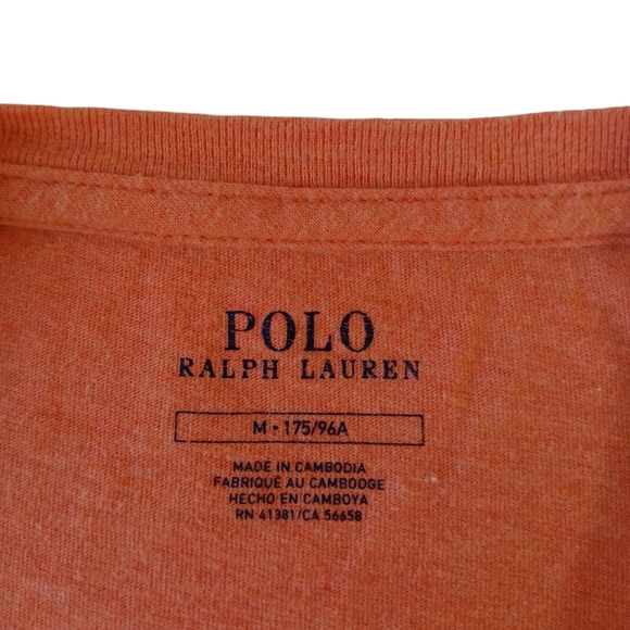 Polo by Ralph Lauren women's orange short-sleeve t-shirt size M - Picture 9 of 9